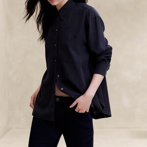 Banana Republic Factory Utility Shirt – Navy -- XXS